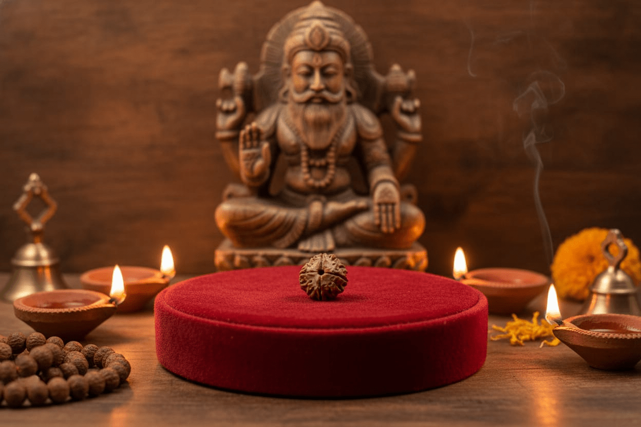 4 Mukhi Nepali Rudraksh

