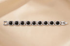 Essential Karungali Bracelet with Silver Finishing