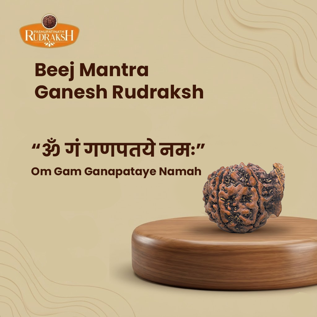 beej mantra ganesh rudraksh 