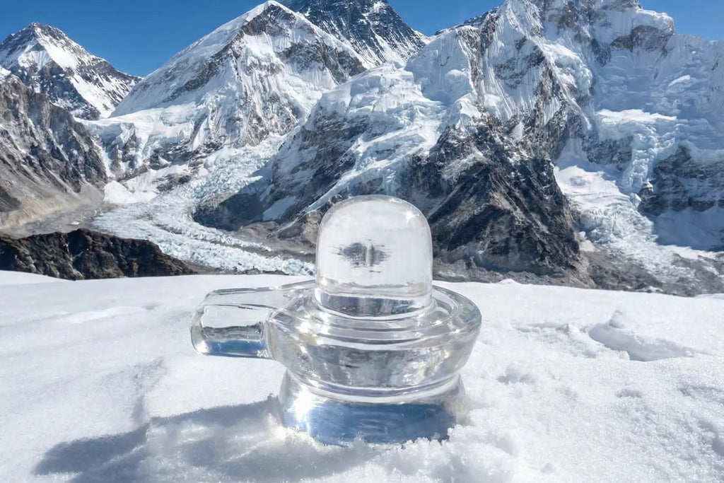 Sphatik Shiv Lingam (1x1 Inch)