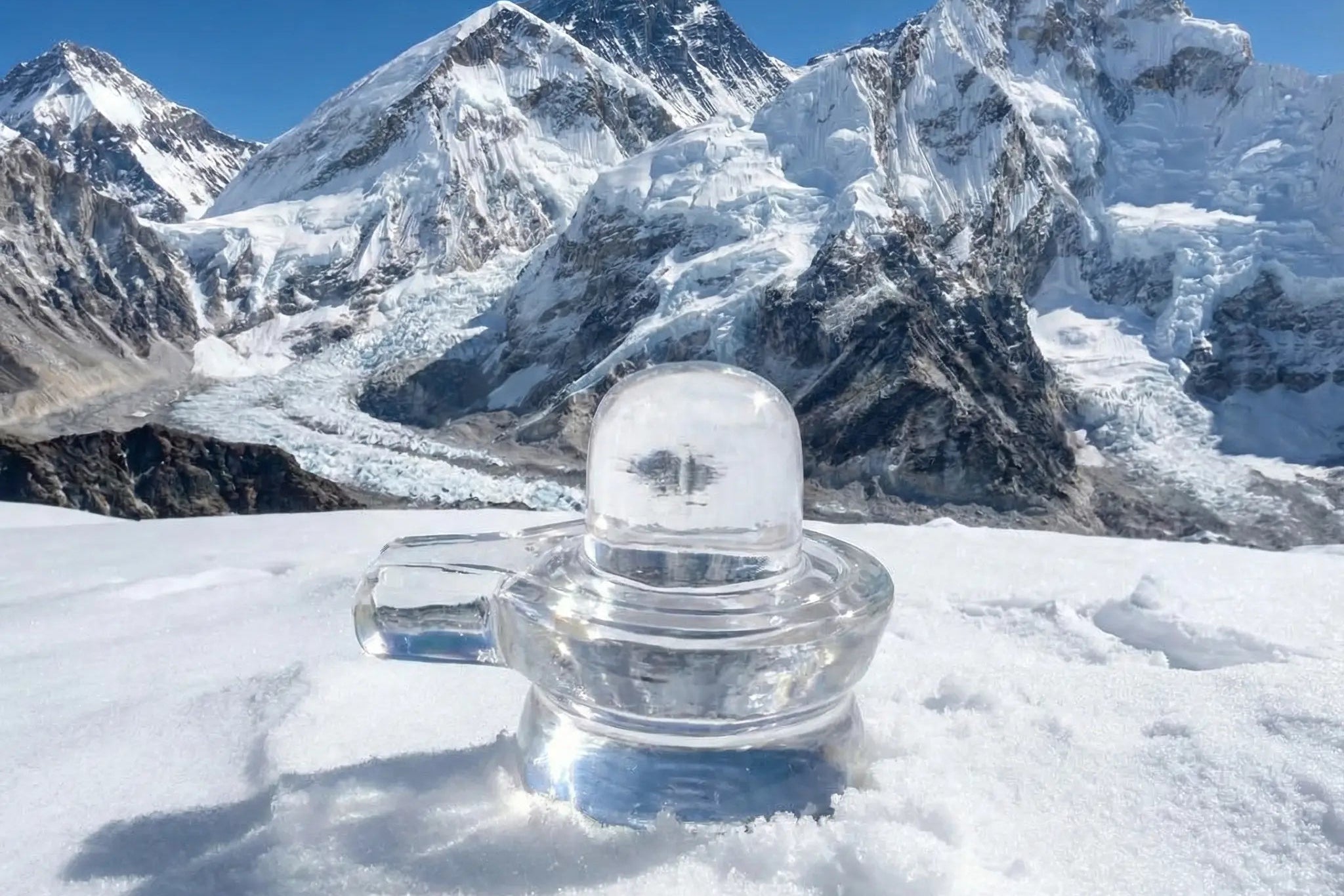 Sphatik Shiv Lingam (1x1 Inch)