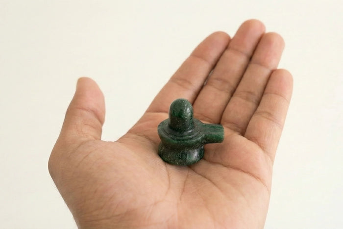 Green Quartz Shivling