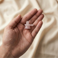 Rose Quartz Shivlingam (1x1 inch) Size