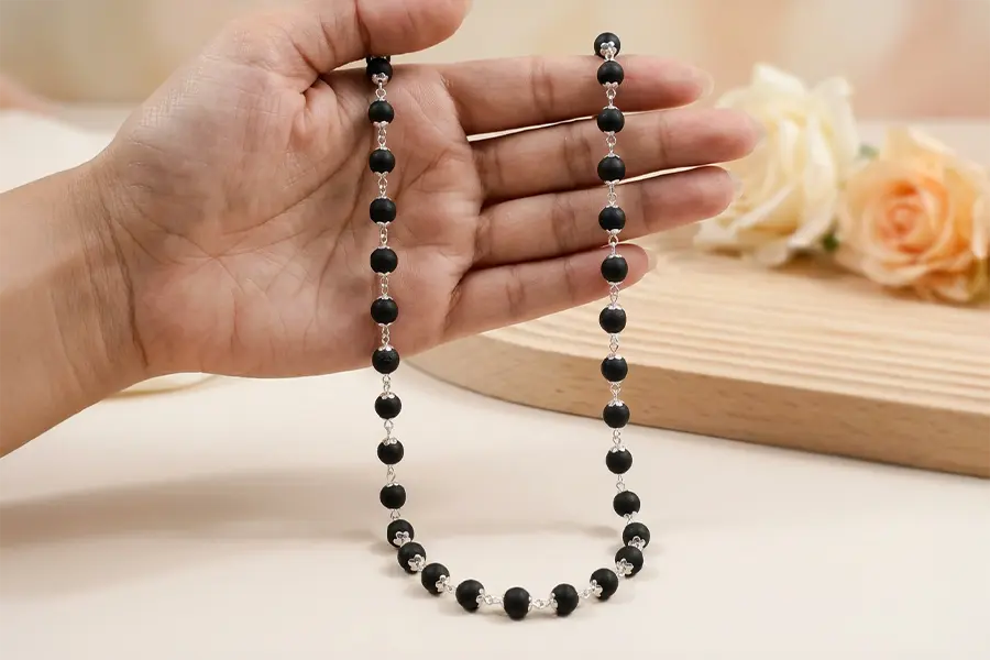 Karungali_Mala_Silver_Finishing