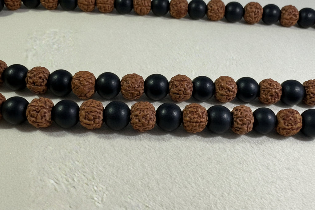 Rudraksh + karungali Mala Add On(72 Bead)