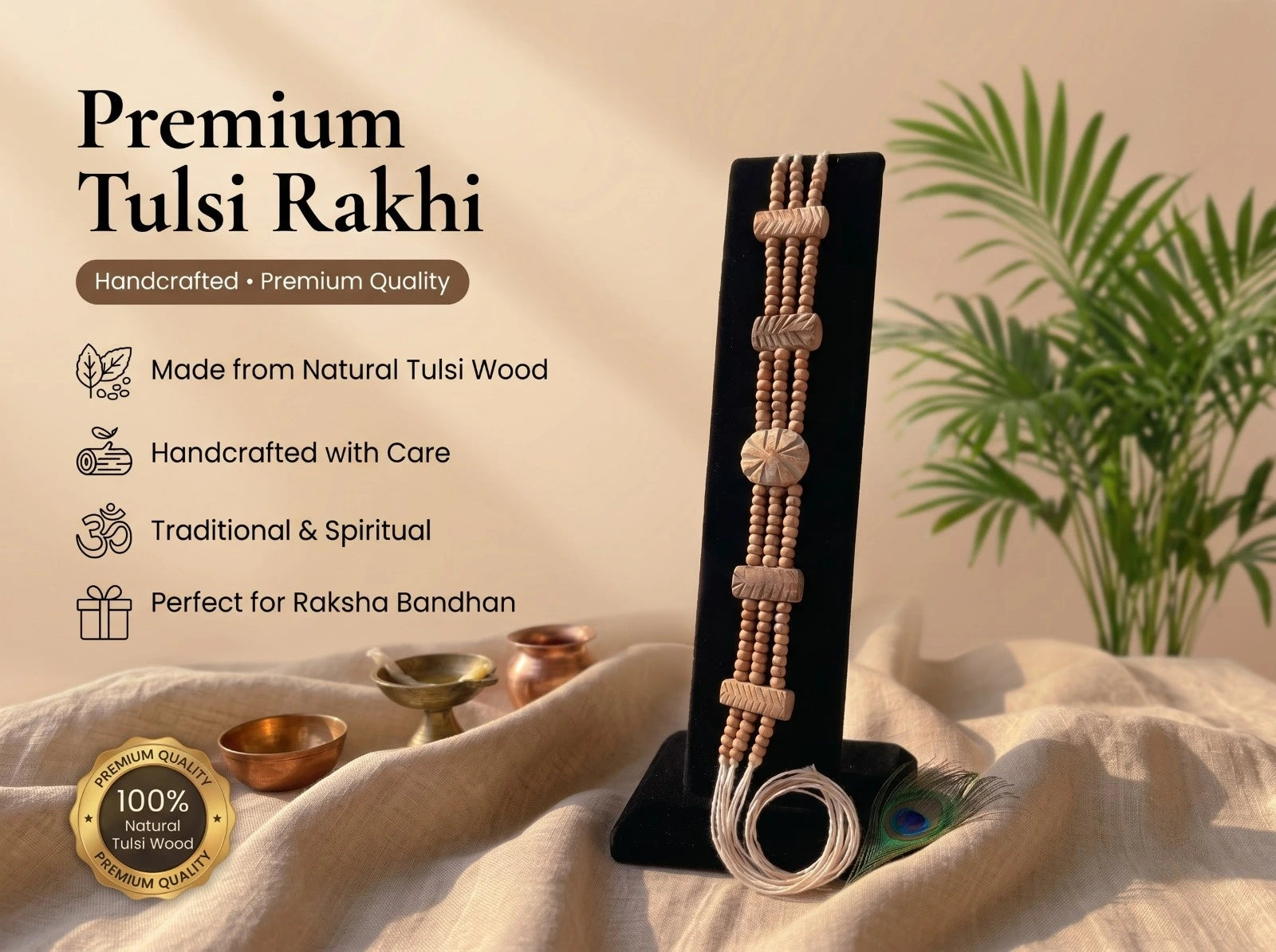 Premium Tulsi Rakhi