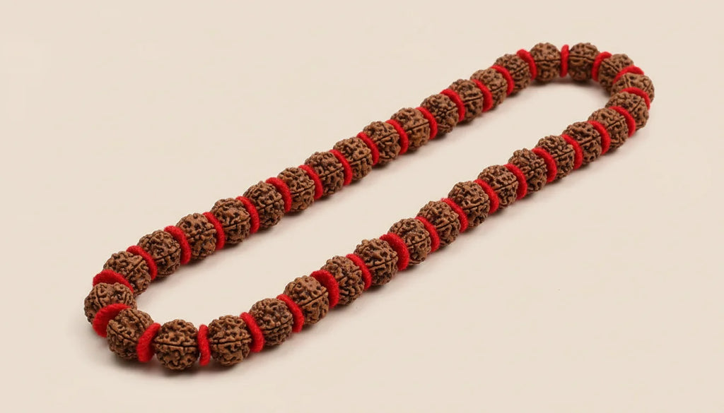 5 Mukhi Rudraksha Big Size Kantha Mala