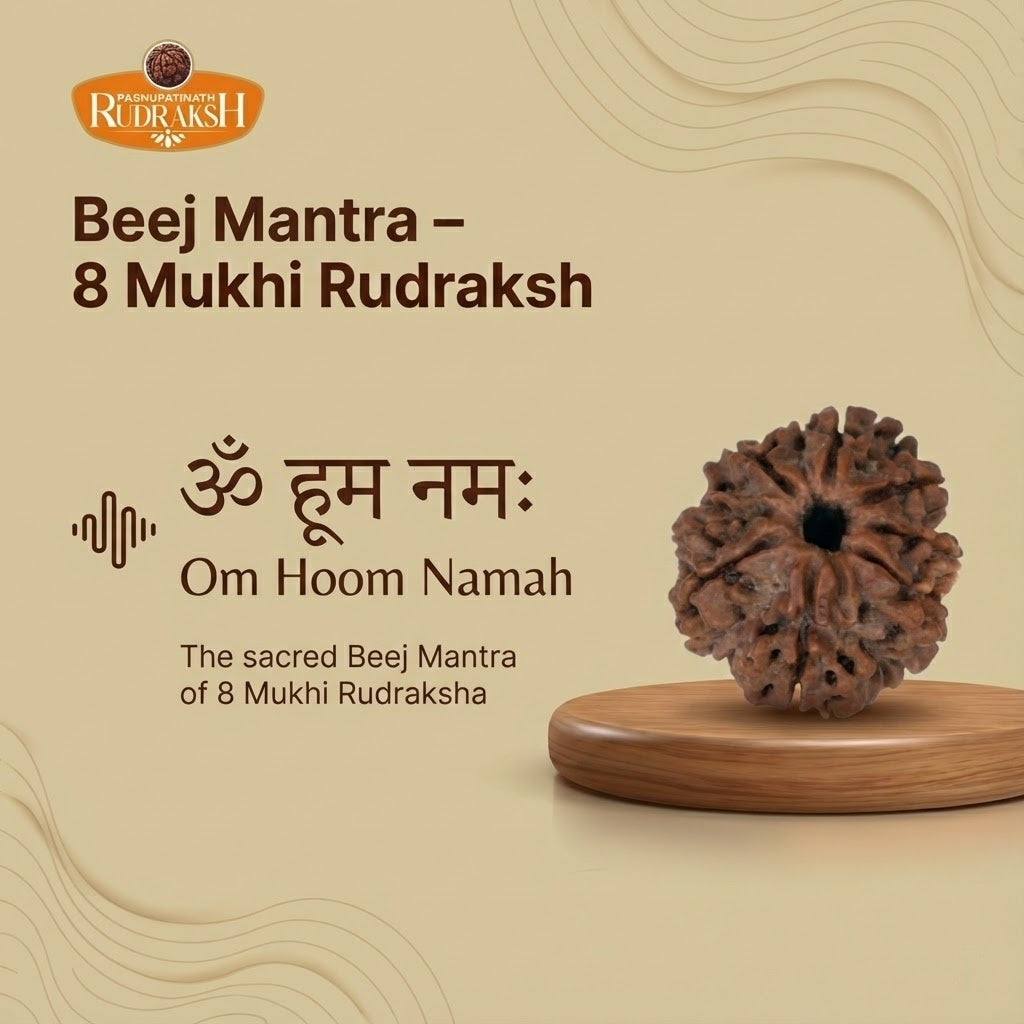 beej mantra 8 mukhi rudraksh 