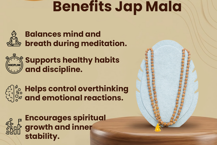 Jap Mala In Silver 54 Beads (5mm-8mm)
