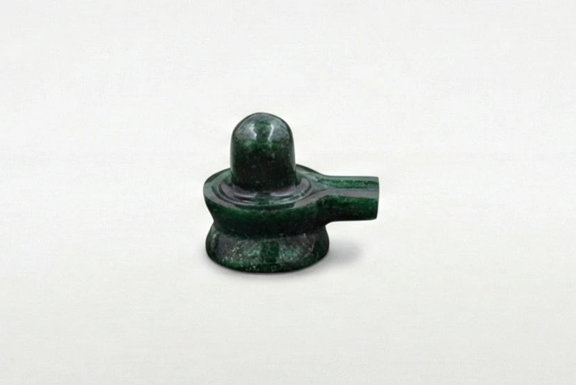 green quartz shivling