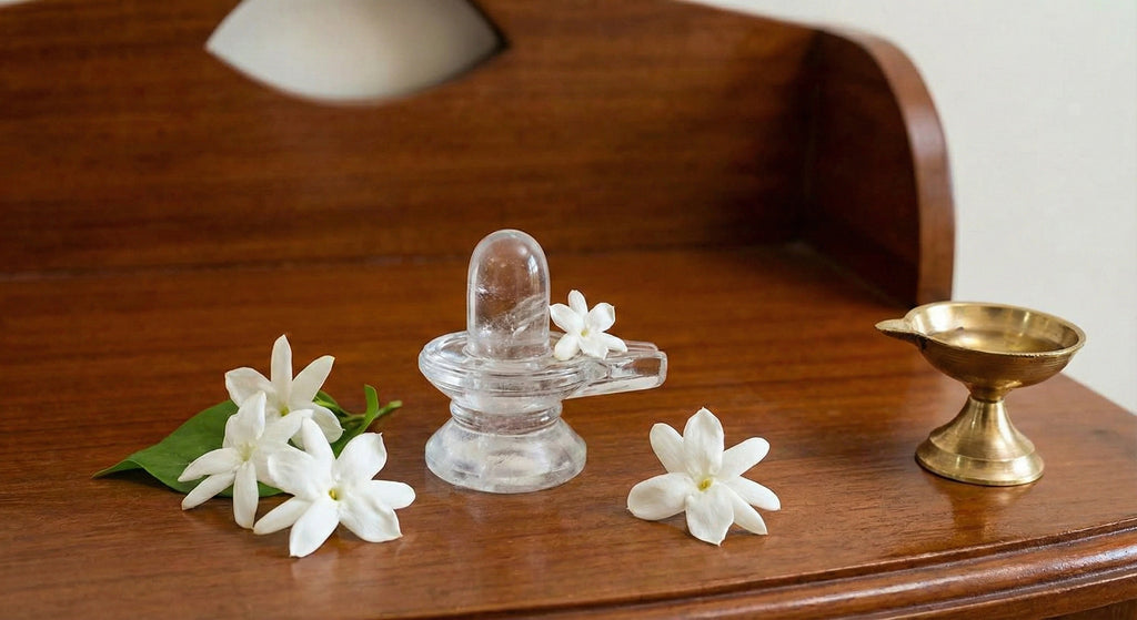 Sphatik Shiv Lingam (1x1 Inch)