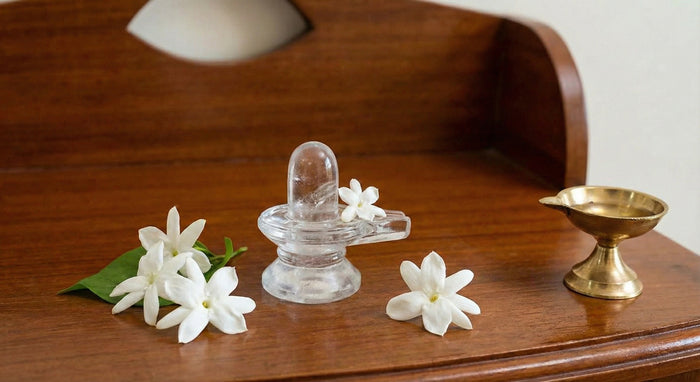 Sphatik Shiv Lingam (1x1 Inch)